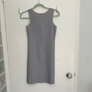 Theory Striped Sleeveless Dress